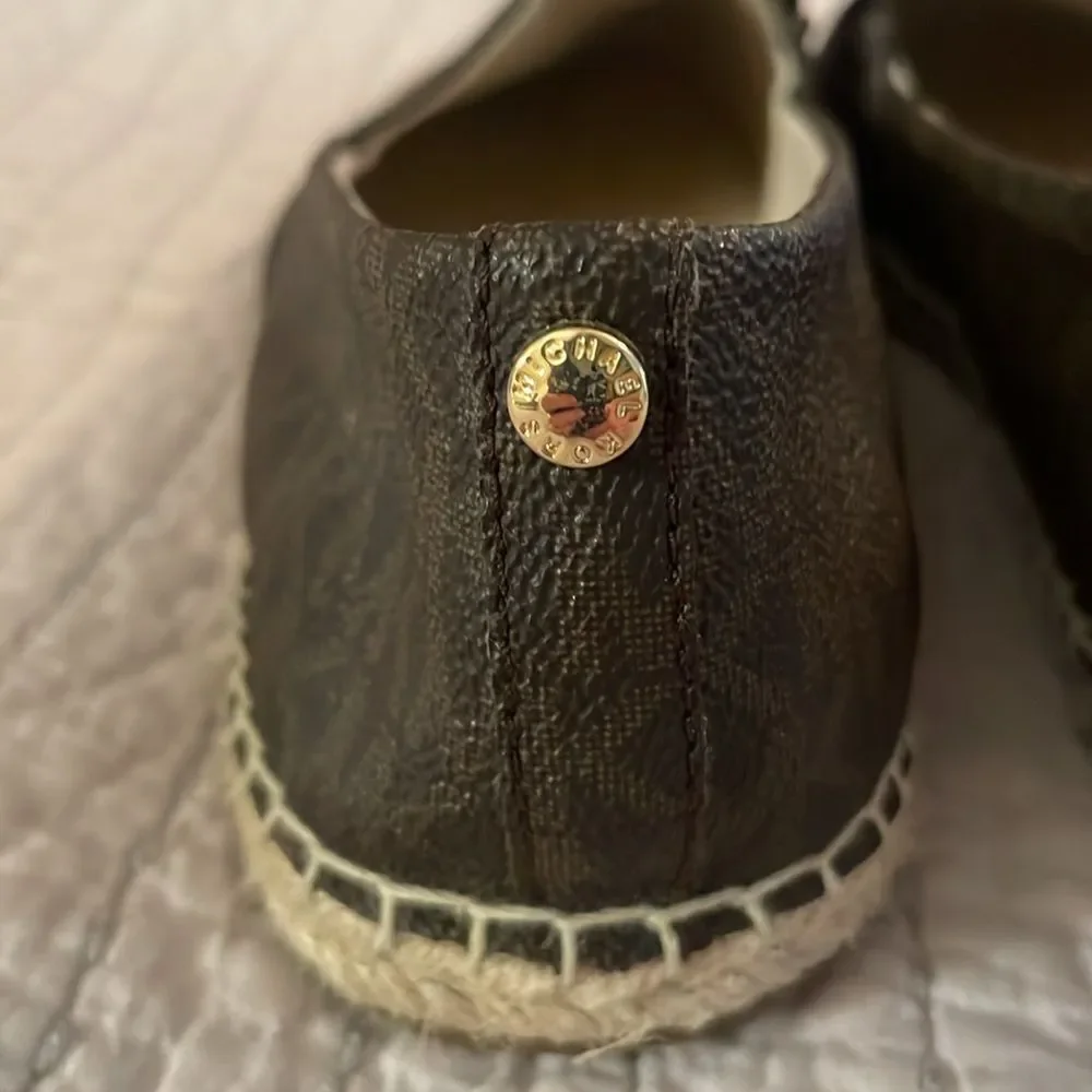 Michael Kors Palm Tree Espadrille Loafers Size 10